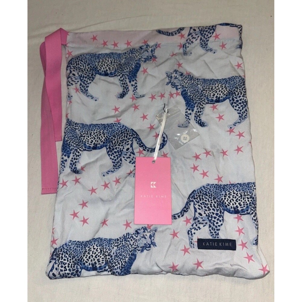 NWT ~ Katie Kime 14.5x11 Drawstring Light Blue Travel Dust Garment Bag